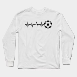 Soccer Heartbeat Long Sleeve T-Shirt